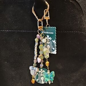 Matcha Girl Bag Charm Butterfly Inspired Keychain